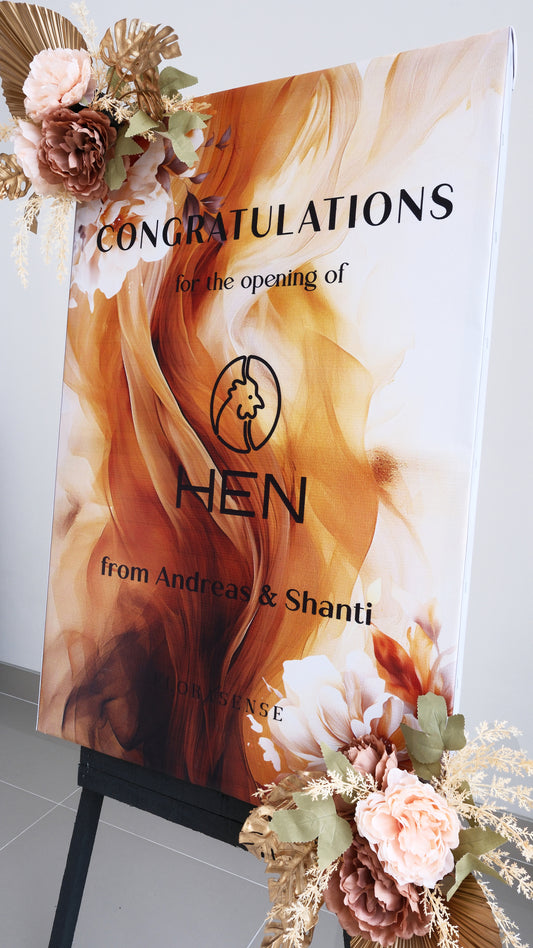 Signature Vertical Signage 60x90