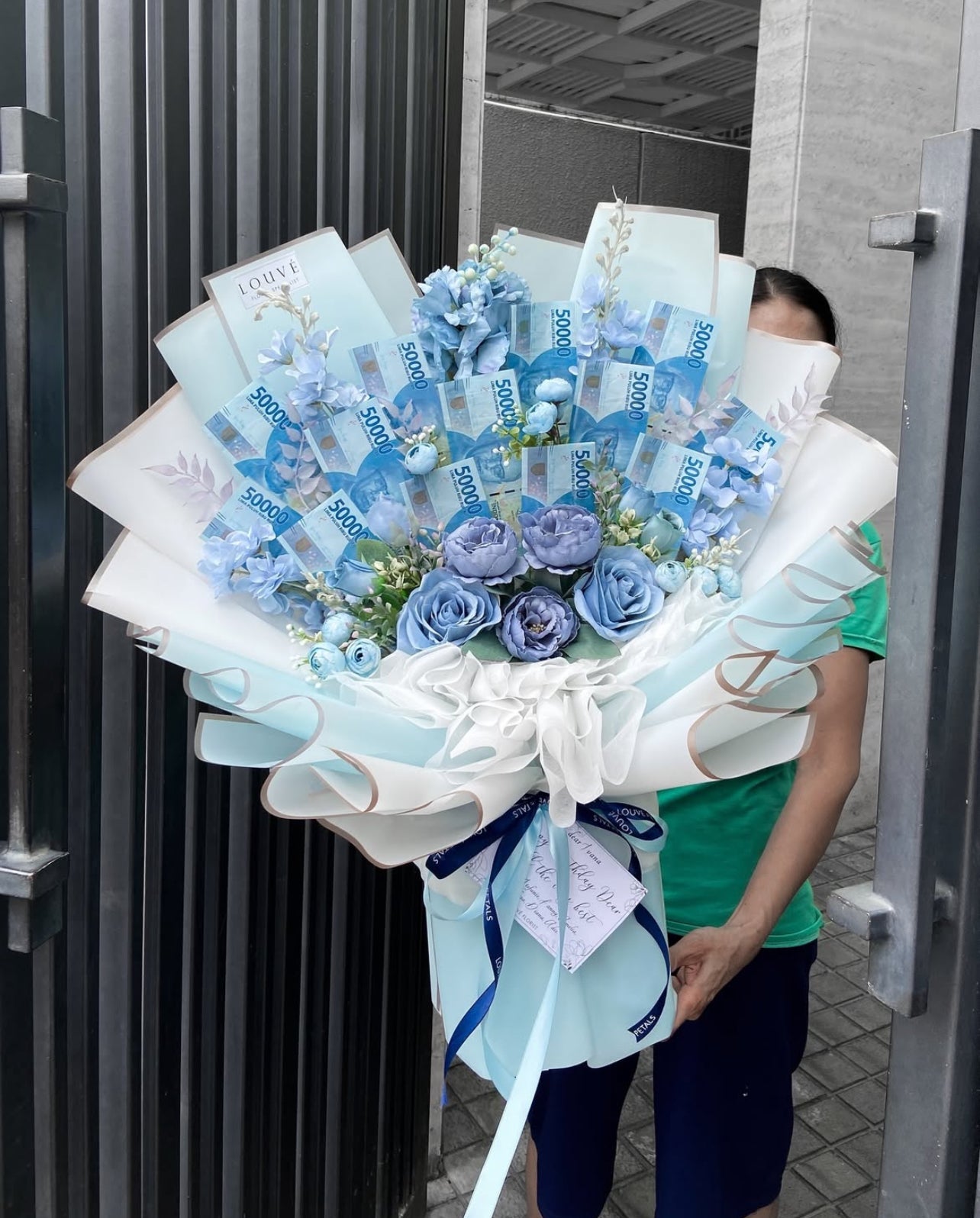 Money Bouquet - The Everbloom (Artificial Flowers)