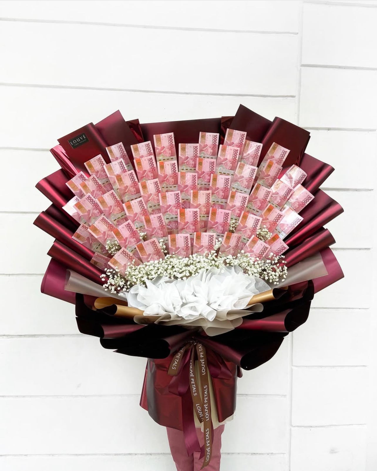 Money Bouquet - The Everbloom (Baby Breath)