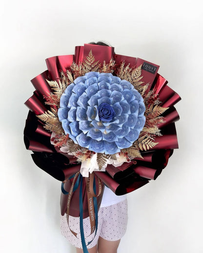 Money Bouquet - The Rosetta Single Rose (Dried Flower)