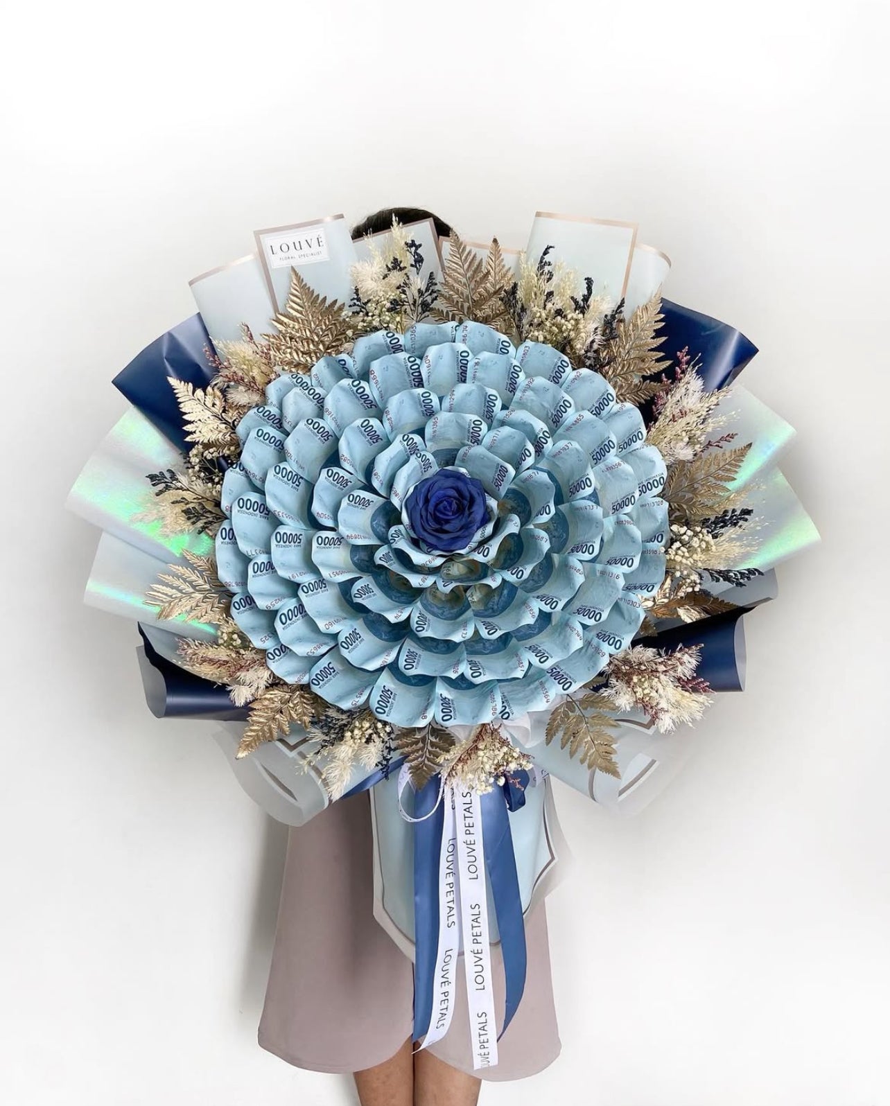 Money Bouquet - The Rosetta Single Rose (Dried Flower)
