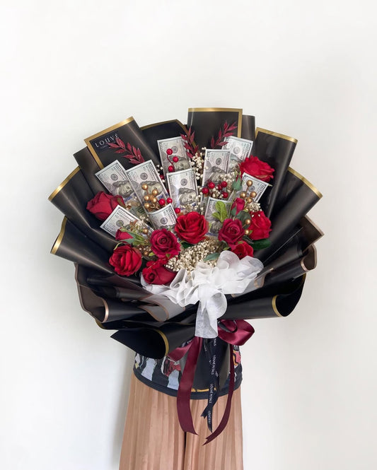 Money Bouquet - The Everbloom (Artificial Flowers)