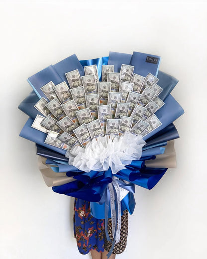 Money Bouquet - The Everbloom (Baby Breath)