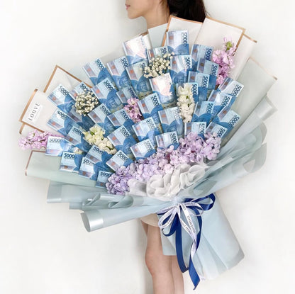 Money Bouquet - The Everbloom (Artificial Flowers)