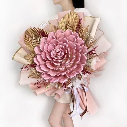 Money Bouquet - The Rosetta Single Rose (Dried Flower)