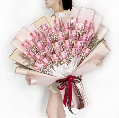Money Bouquet - The Everbloom (Baby Breath)