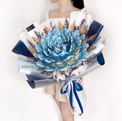 Money Bouquet - The Rosetta Single Rose (Dried Flower)
