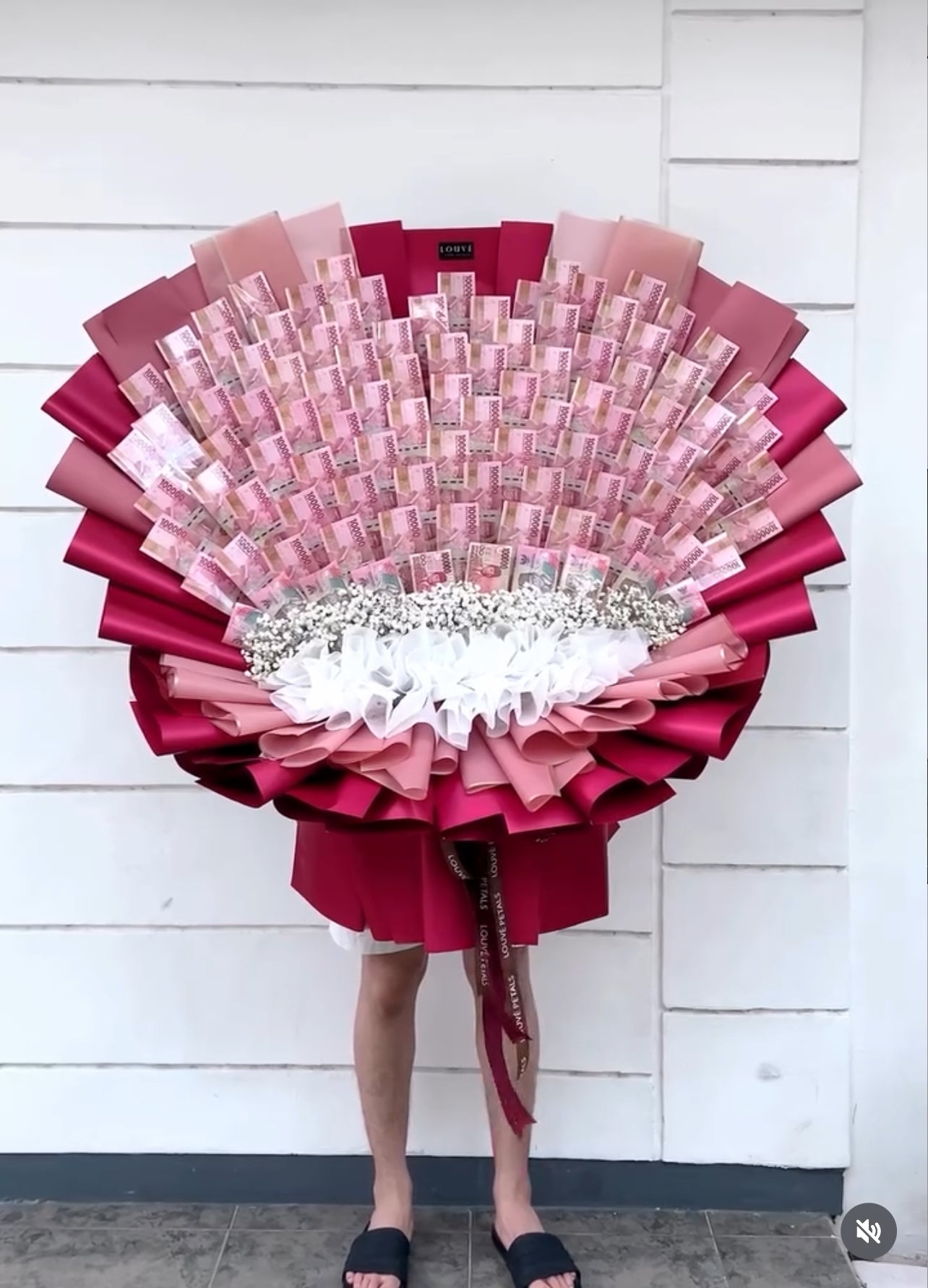 Money Bouquet - The Everbloom (Baby Breath)